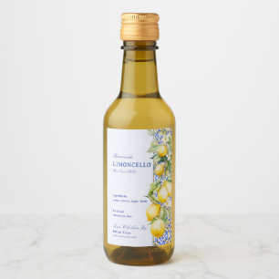 Limoncello Casero Baldosa Azul Italiana Floral Lim