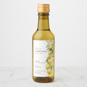 Limoncello Casero Limones A la Acuarela Caprichoso