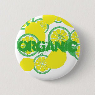 Limoncitos Afortunados Pin de Botón Divertido Orgá