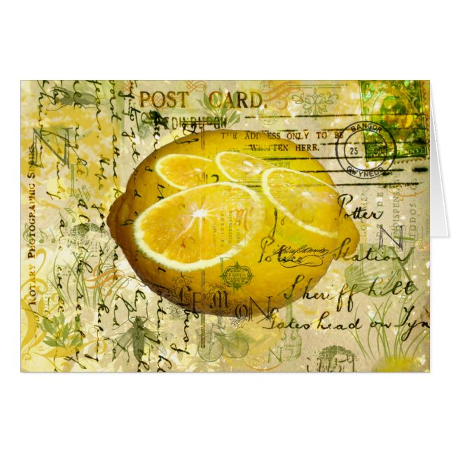 Limones de la postal (Anverso (Horizontal))