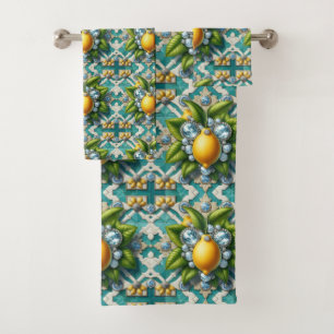 Limones Diamantes Art Deco de Lujo