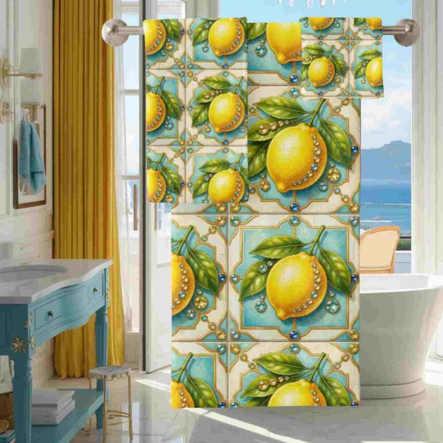 Limones Diamantes Art Deco de Lujo (Subido por el creador)