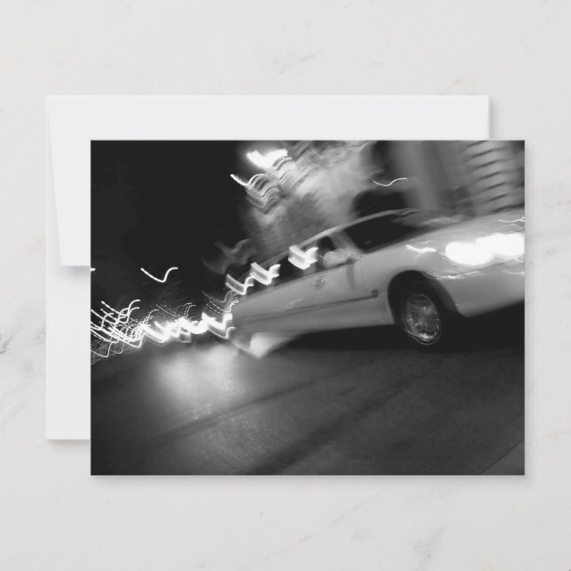 Limousine de ciudad de noche (Anverso)