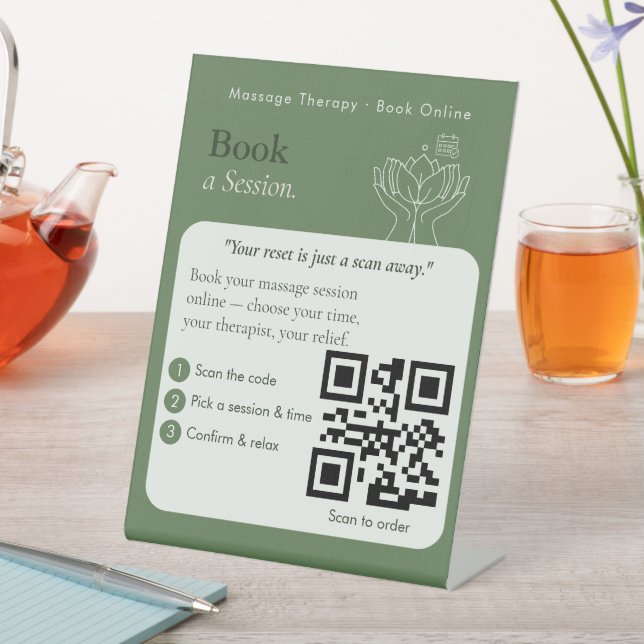 Limpia Código QR de Libro de Citas | Señal de Esca (In Situ)