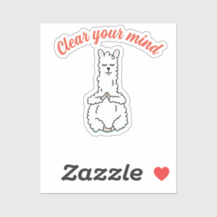 Limpia tu mente Pegatina