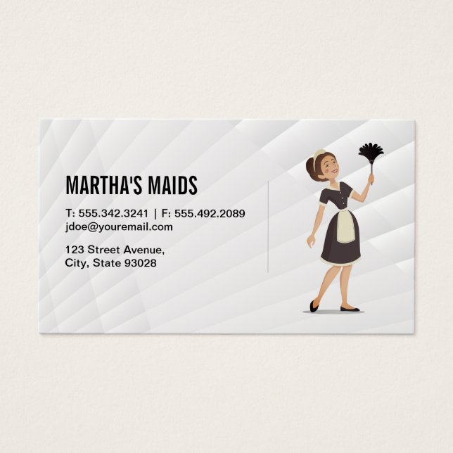 Limpiador de doncellas con polvo (Frente)