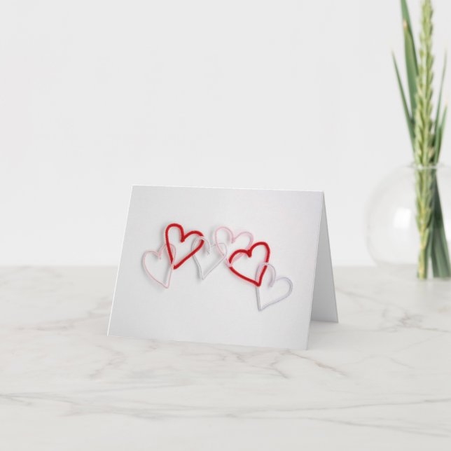 Limpiador de tuberías Tarjeta El día de San Valent (Anverso)