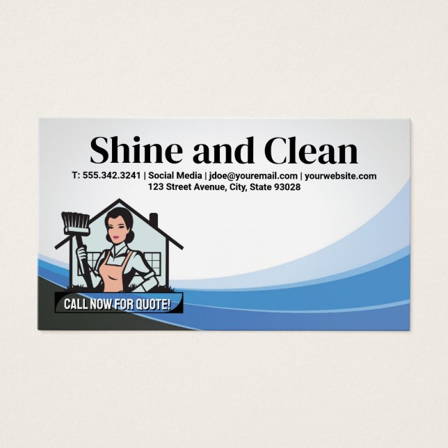 Limpiador profesional con sala de baño (Frente)