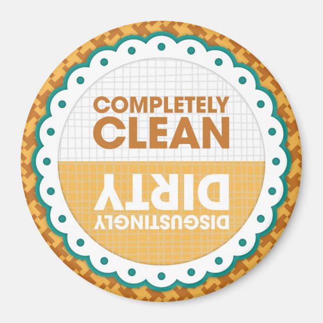 Limpiar el imán de lavavajillas sucio (Frente)