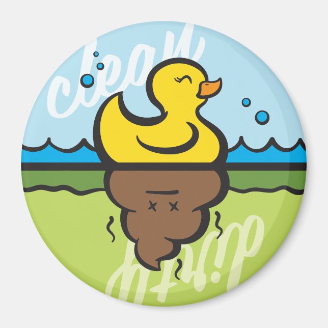 Limpiar el imán de lavavajillas sucio (Frente)