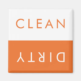 Limpiar el imán de lavavajillas sucio en Naranja y