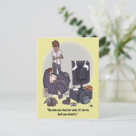 Limpiar la postal de tu habitación