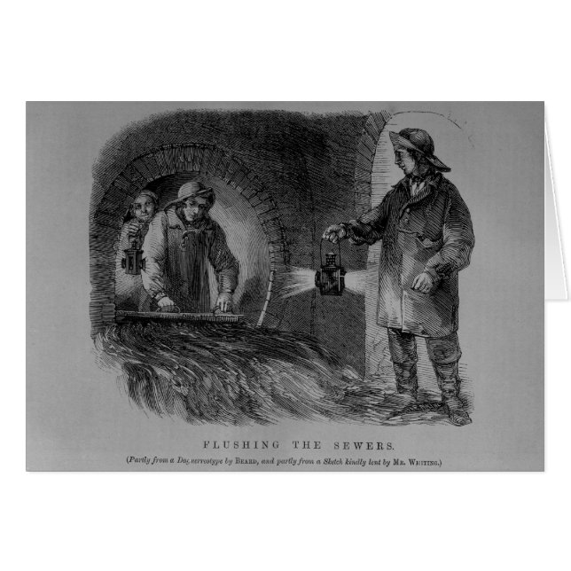 Limpiar las alcantarillas con un chorro de agua (Anverso (Horizontal))