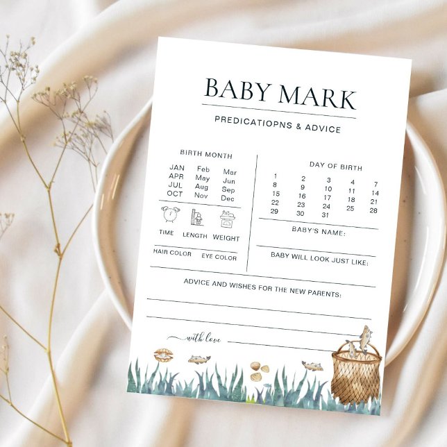Limpiar las predicciones de Baby Shower sobre la p (Subido por el creador)