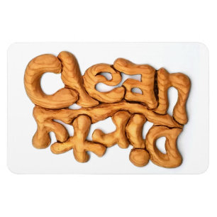 Limpie el imán de madera sucio de la cavadura par