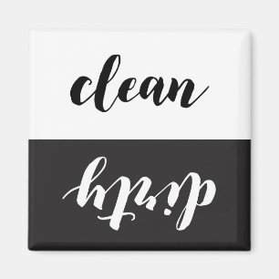 limpie el imán reversible sucio del lavaplatos