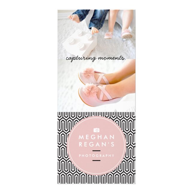 Limpie la tarjeta del estante del diseño - (Frente)