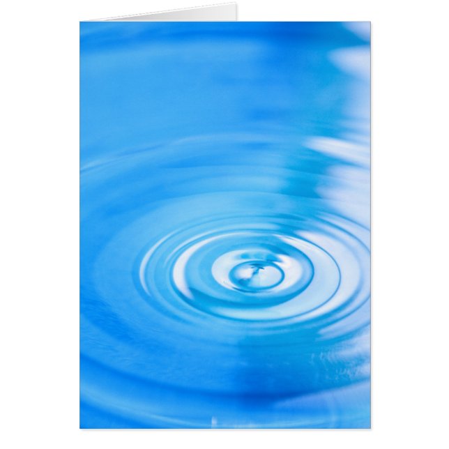 Limpie las ondulaciones del agua azul (Frente)