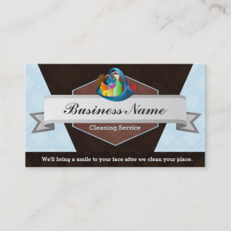 Limpie las tarjetas de la empresa de servicios