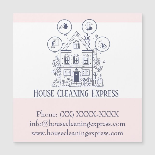 Limpieza de casa Servicios de casa Encantador coch (Anverso)