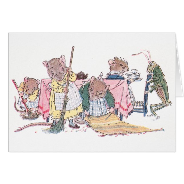 Limpieza de los ratones, el barrer, etc. (Anverso (Horizontal))