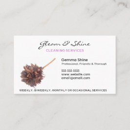 Limpieza de tarjetas de visita