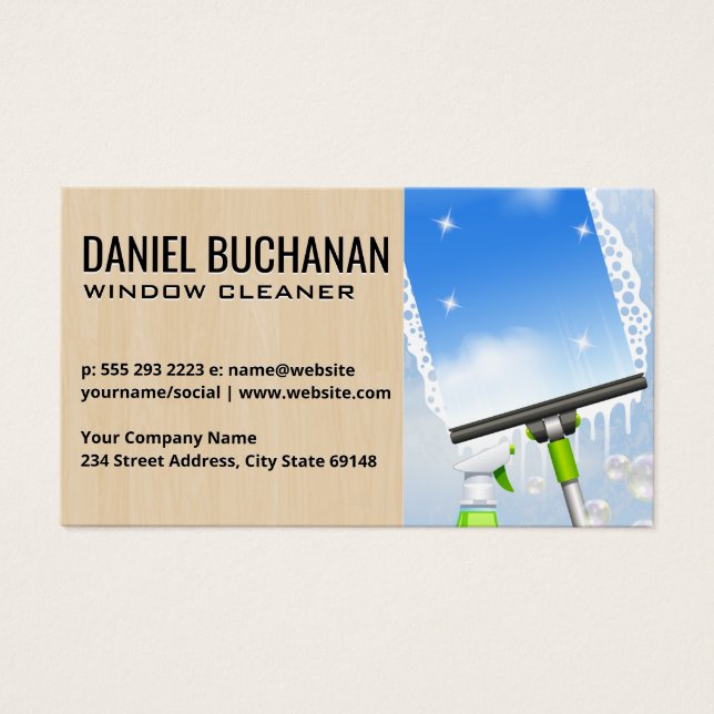 Limpieza de ventanas | Burbujas de jabón en espera (Frente)