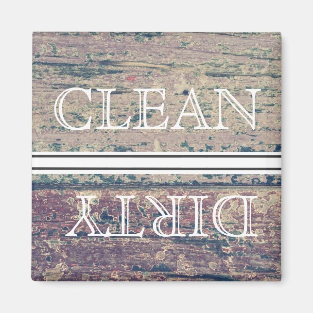 Limpieza y suciedad del imán de lavavajillas estil (Frente)