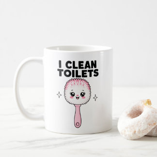 Limpio Inodoros Taza de Café Divertida para Trabaj