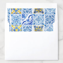 Linaje de envolvente de mosaico mediterráneo de co