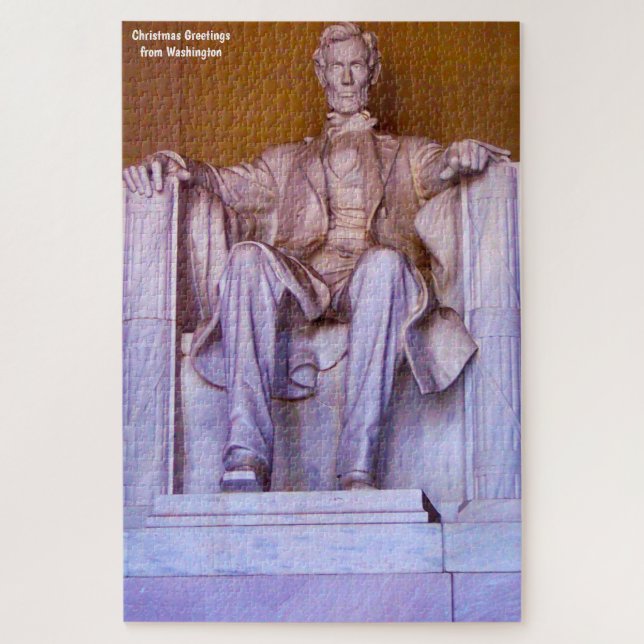 Lincoln Memorial Washington. Rompecabezas (Vertical)