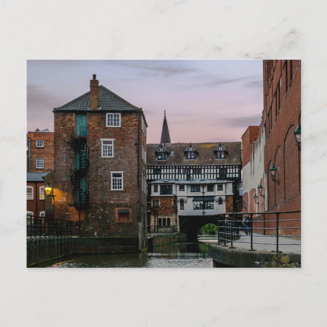 Lincoln, postal de Inglaterra (Anverso)