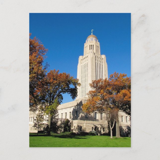 Lincoln, postal del Capitolio del Estado NE #1n 00 (Anverso)