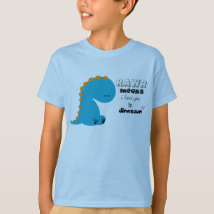 linda camiseta de dinosaurio rawre