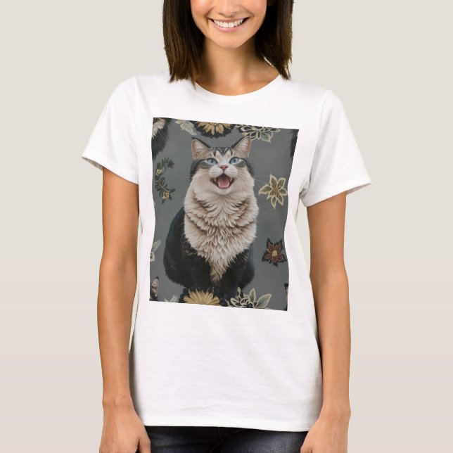 linda camiseta de gato (Anverso)