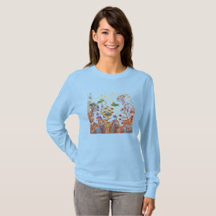 linda camiseta floral