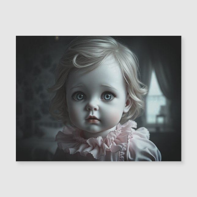 Linda de rosa, Muñeca de pelo rubio (Señorita Ener (Anverso)