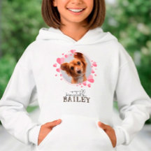 Linda foto de mascota personalizada "Protegido por