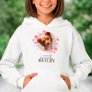 Linda foto de mascota personalizada "Protegido por
