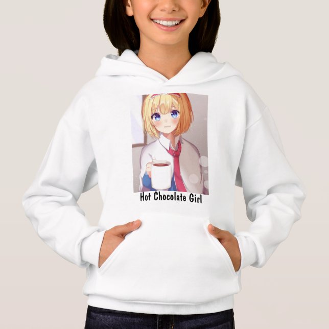 linda hoodie de anime para chicas (Anverso)