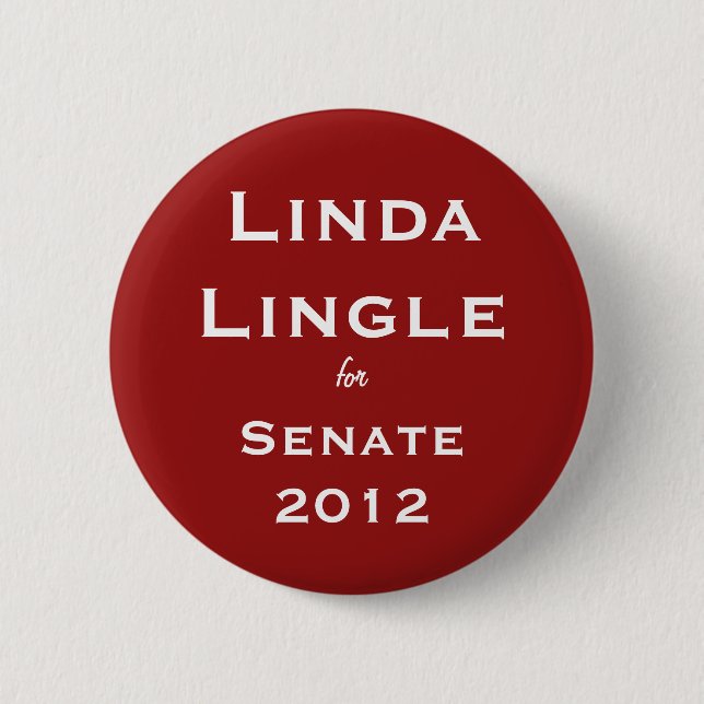 Linda Lingle para el botón del senado (Anverso)
