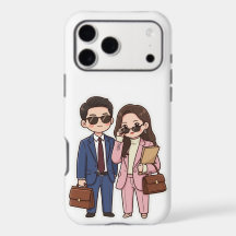 Linda Pareja de Abogados de K-Drama Chibi Samsung