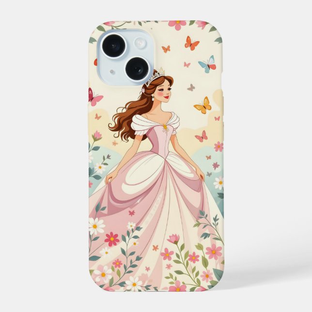 Linda princesa con mariposas (Reverso )