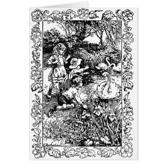 Linda y el cisne (Frente)