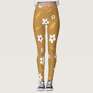 Lindas Leggings de YOGA de Color Floral