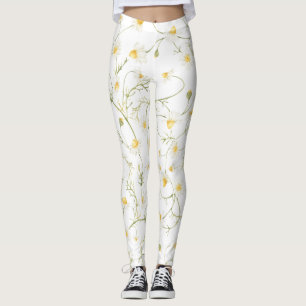 Lindas Leggings de YOGA de Color Floral