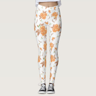 Lindas Leggings de YOGA de Color Floral