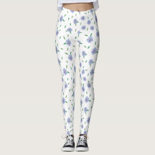 Lindas Leggings de YOGA de Color Floral