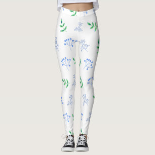 Lindas Leggings de YOGA de Color Floral