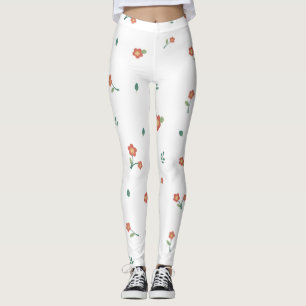 Lindas Leggings de YOGA de Color Floral